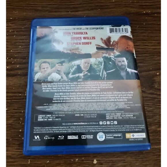 Paradise City (Blu-ray Disc, 2022) John Travolta Bruce Willis - Picture 3 of 3